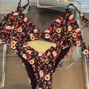 Cute floral bikini